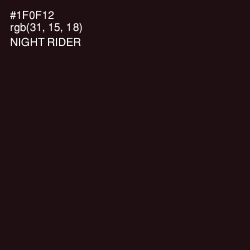 #1F0F12 - Night Rider Color Image
